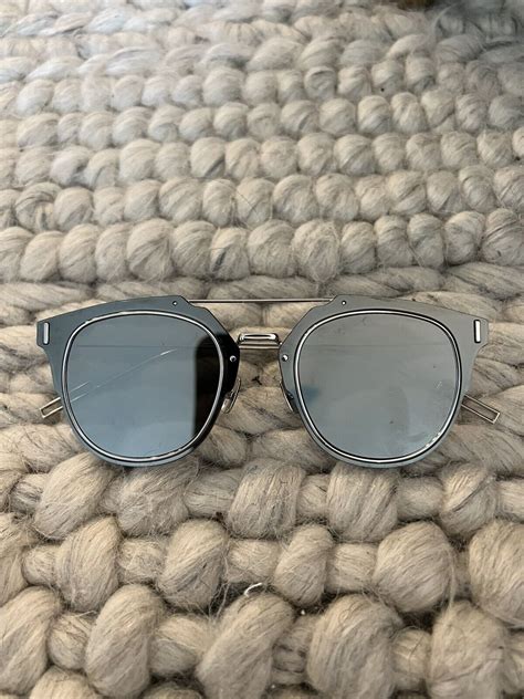 dior composit 1.0 ebay|sunglasses rimless men's dior.